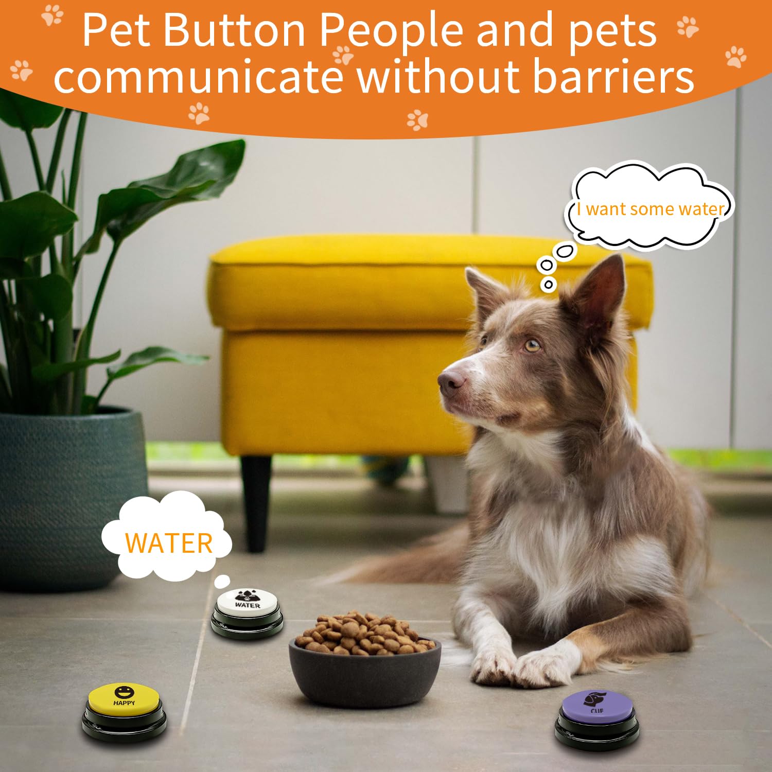 Pile AAA incluses pour une utilisation immédiate des boutons.