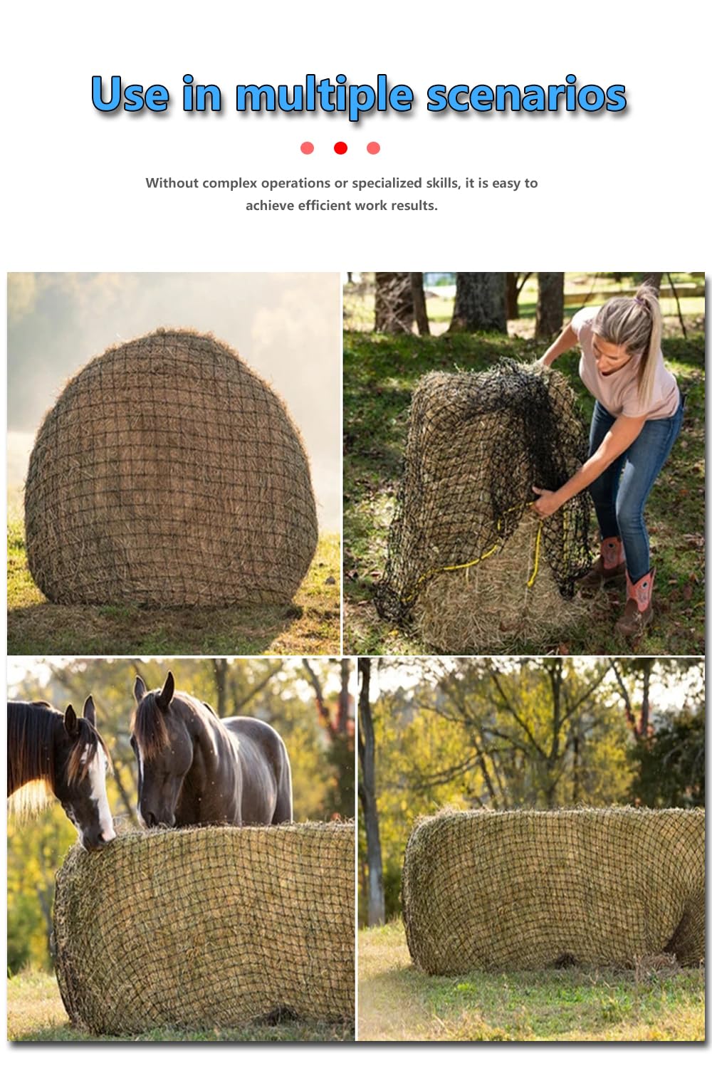 Ribowri ensemble d'accessoires ranch inclus, tout-en-un pour l'entretien