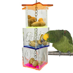 RICEFINE boîte-forage transparente montrant les friandises à explorer.
