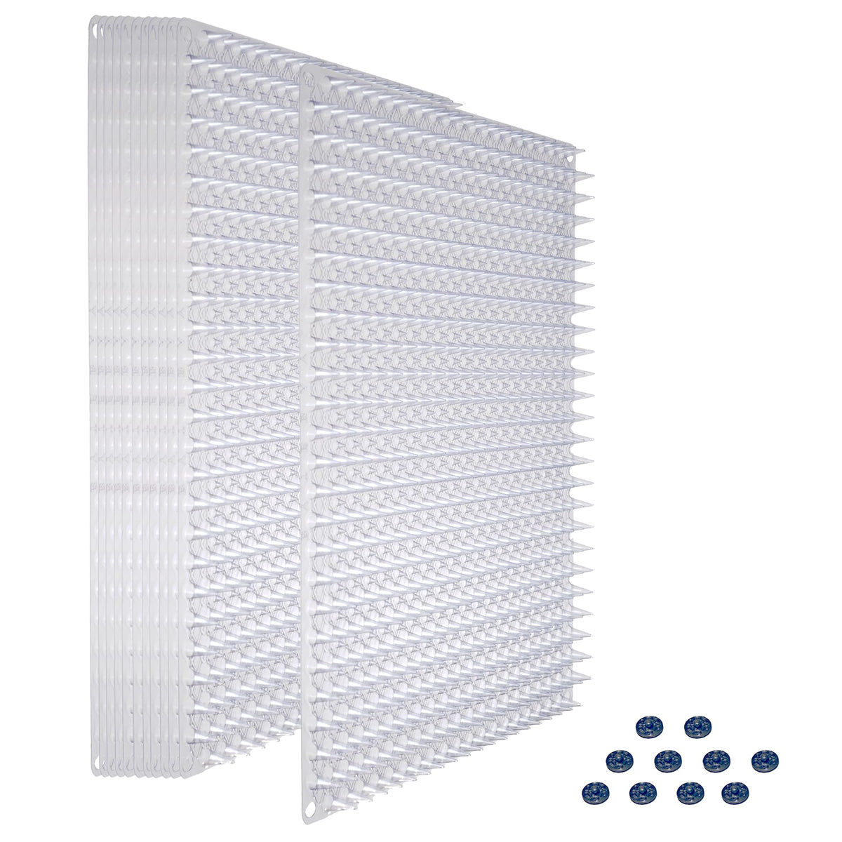 Ridgesun tapis aiguillons Haut-Bas en gros plan, dissuasion efficace des pattes sur les surfaces.