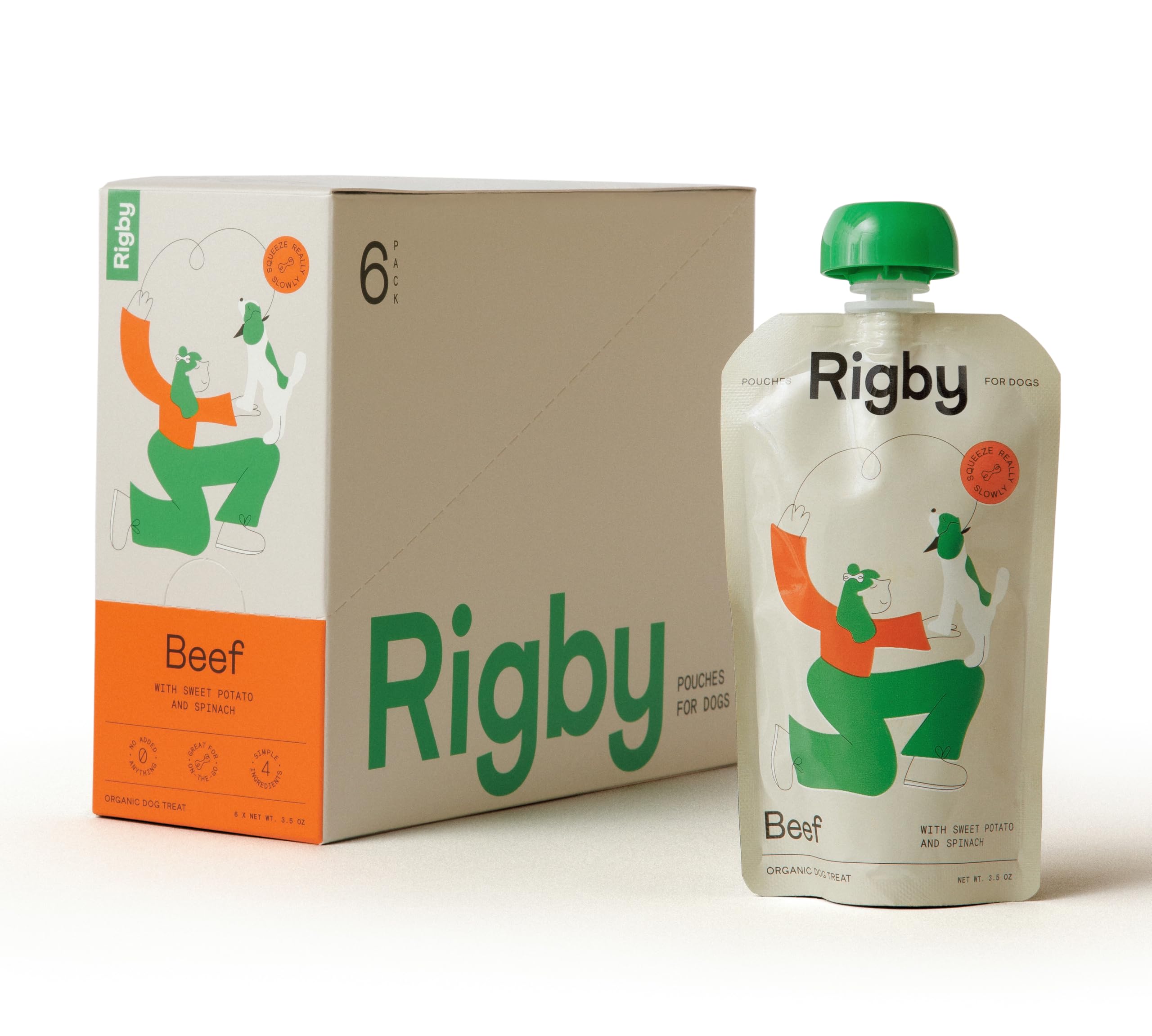 Rigby texture naturelle du boeuf en sachet, stimulation pour l'entraînement.