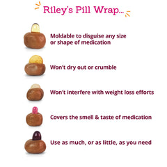 Riley's aromatisation pilules fromage bacon: parfum appétent encourage la prise