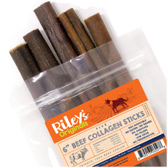 Riley's collagene baton boeuf pour chiens, texture durable et mastication