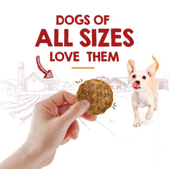 Riley's friandises riches en protéines et sans céréales, idéales pour les récompenses lors de l'entraînement.