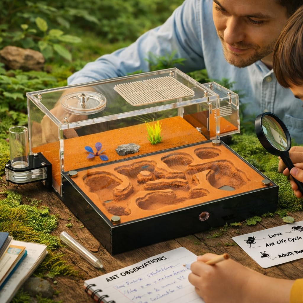 Zone d'activité du Nid Formicarium Rimsunta Extra-Large pour suivre le comportement