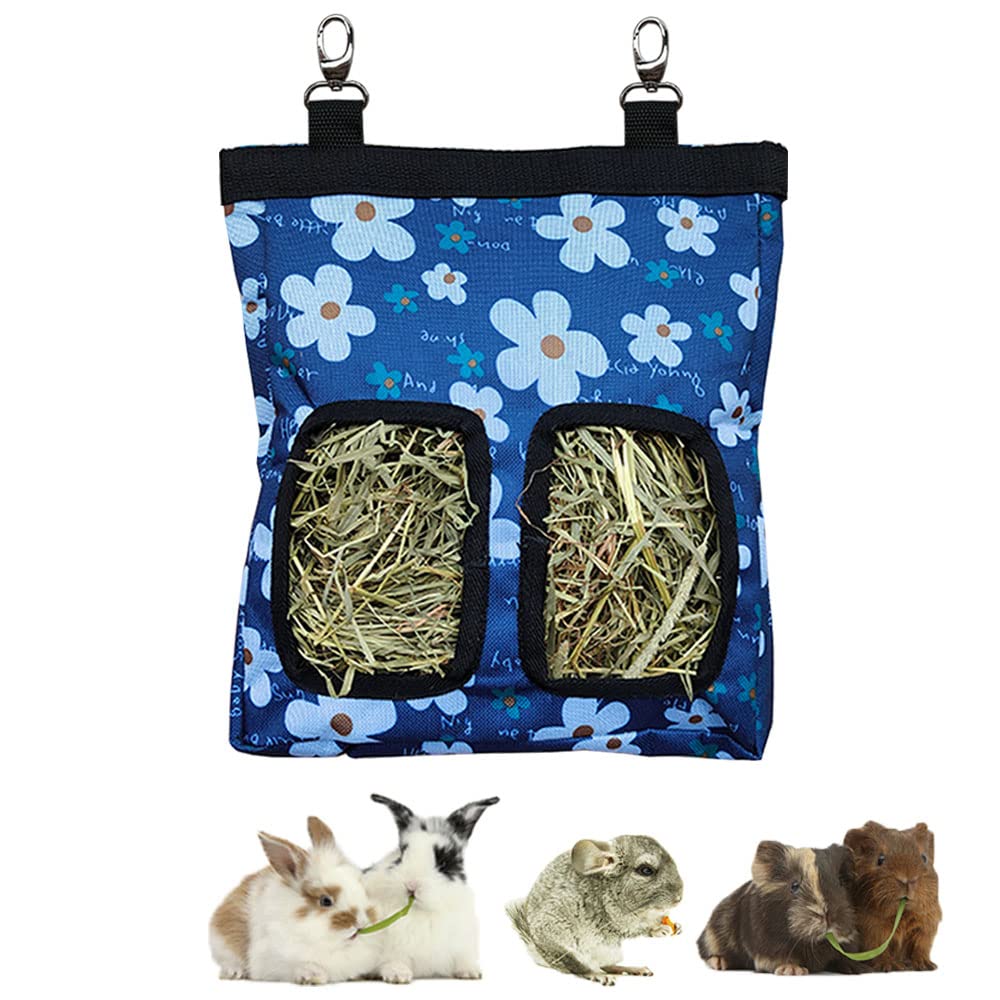 RIOUSSI sac-foin-suspendu: alimentation pratique et propre pour petits animaux.