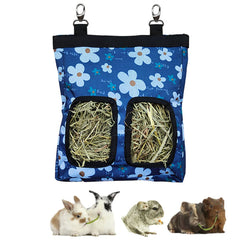 RIOUSSI sac-foin-suspendu: alimentation pratique et propre pour petits animaux.