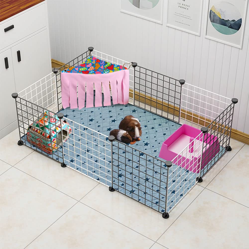 Utilisation simple RIOUSSI, refuges et cachettes dans la cage.