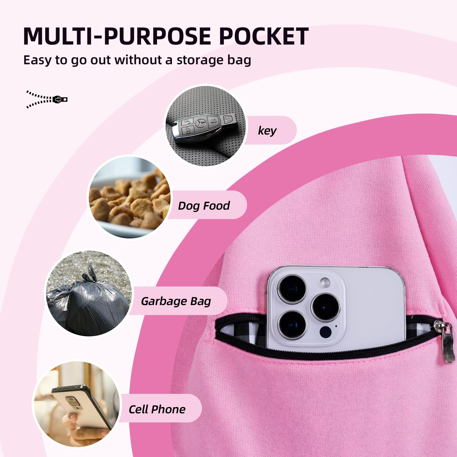 Riuja porte-chien coton doux, confort et douceur pour l’animal.