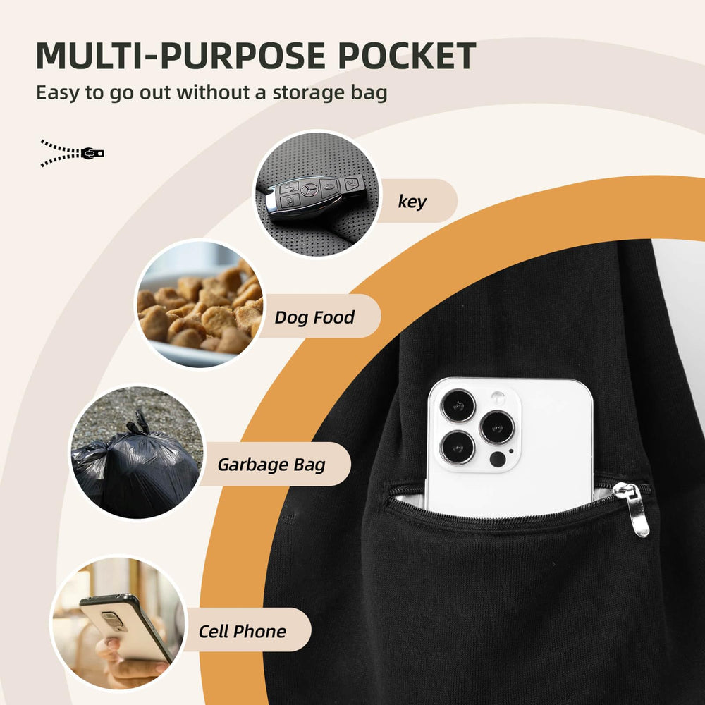 Sling Riuja avec poignée d'épaule et réglage pour un port confortable.