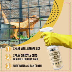 Riverside Essentials poignee-ergonomique-nettoyage-terarium-32oz, accès facile aux coins.