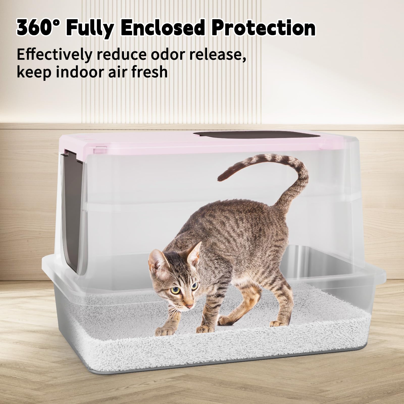 RIZZARI espace privé, toilette plus paisible pour votre chat.