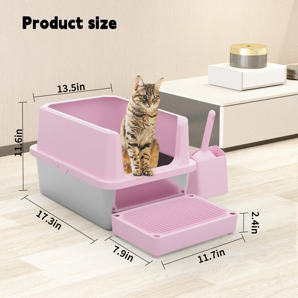 RIZZARI interieur spacieux litiere, adapté à tous les chats.
