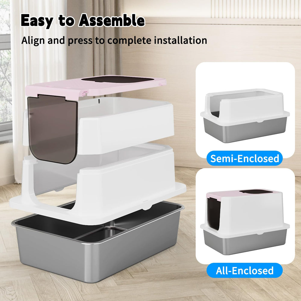 RIZZARI grande capacité, espace confortable pour chats de toutes tailles.