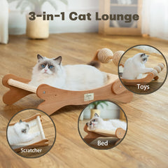 RizzQi tapis-sisal-naturel offre toucher durable et griffes saines pour votre chat.