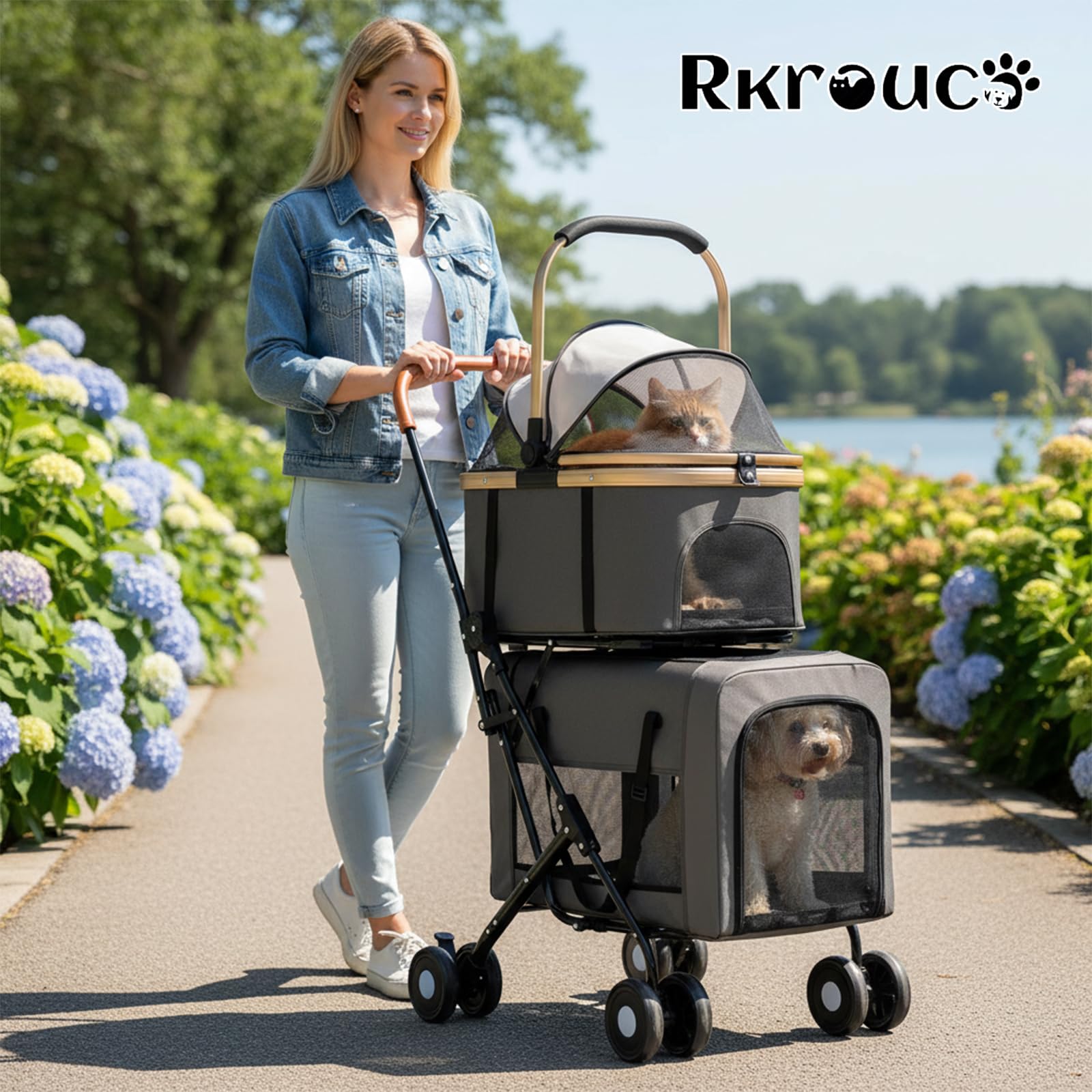 Rkrouco Poussette grilles-d-aeration – ventilation efficace en mouvement