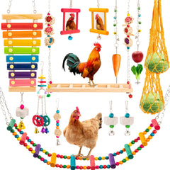 RLRICH jouet poules xylophone: stimulation mentale et divertissement pour vos poules
