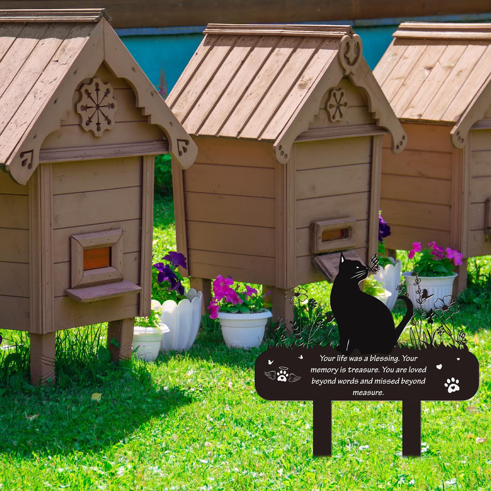 Rngmsi memoire-chat en metal robuste, resistant aux intemperies
