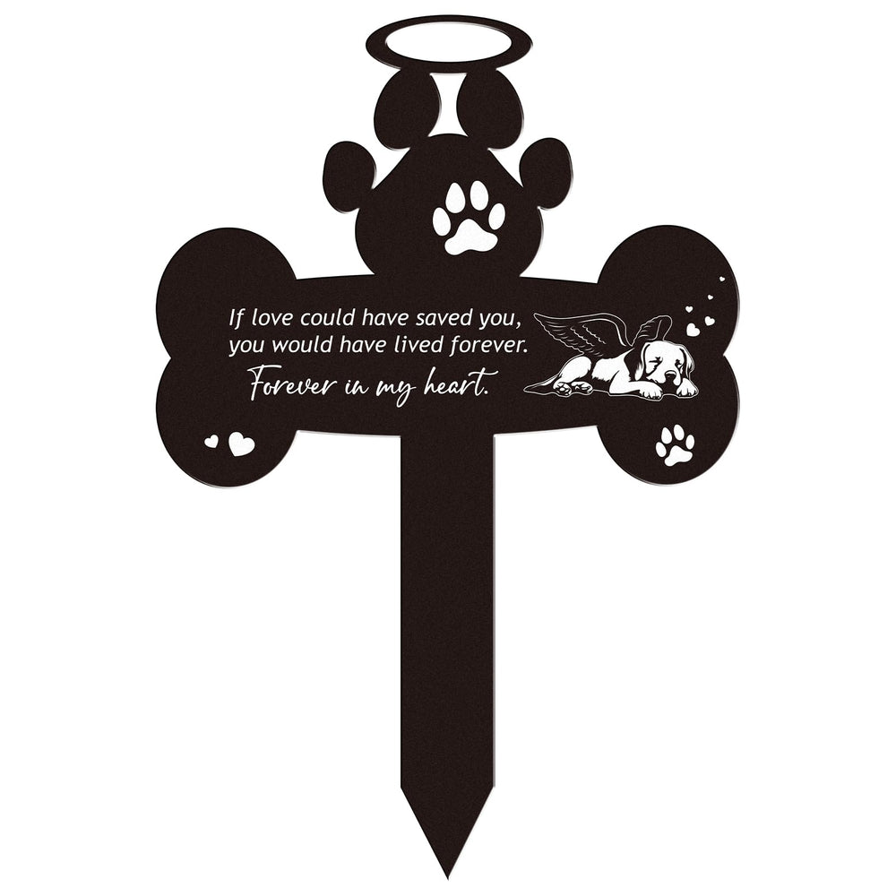 Rngmsi pierre memorial chien empreinte patte, symbole d affection durable.