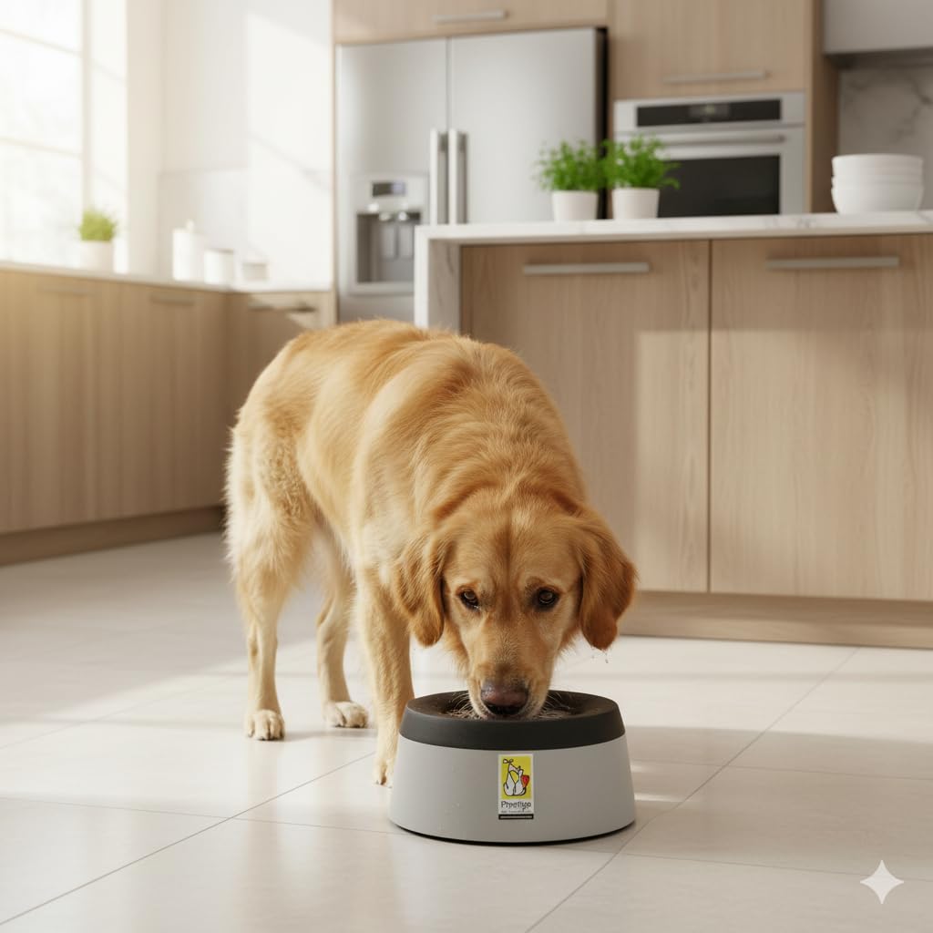 Plaque flottante Road Refresher, eau fraîche et versement maîtrisé pour animaux.
