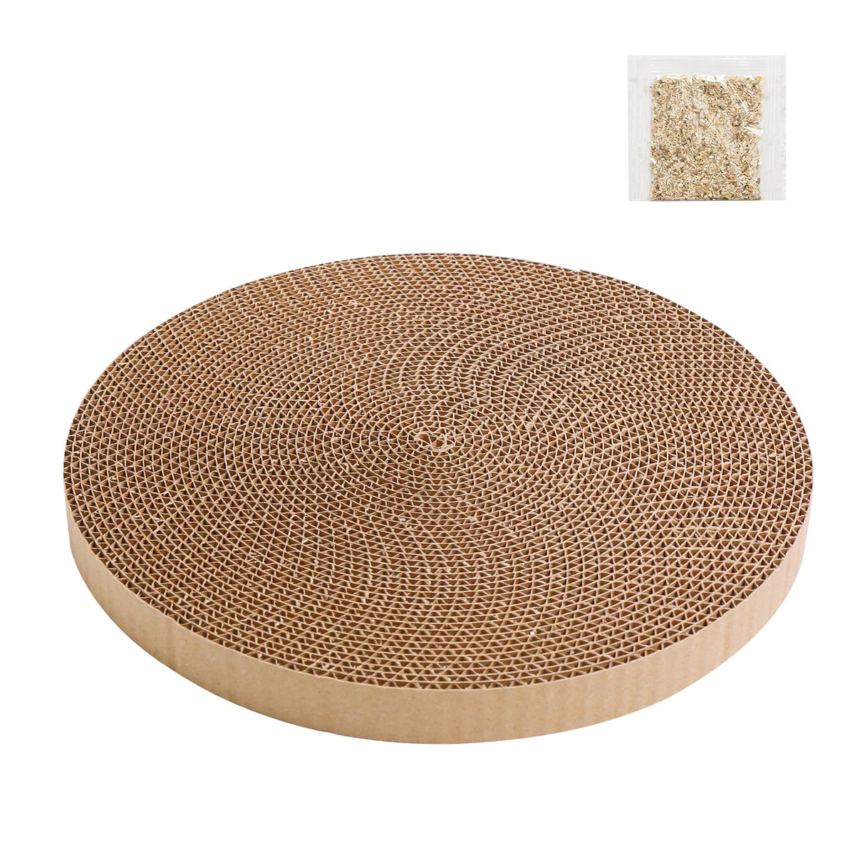 Roadtofree tapis-grattoir rond pour chat de 10 pouces, durable et sûr