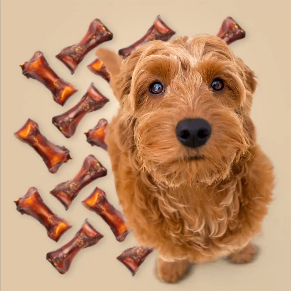 ROAM friandise autruche durable, segment de mastication pour chien exigeant.