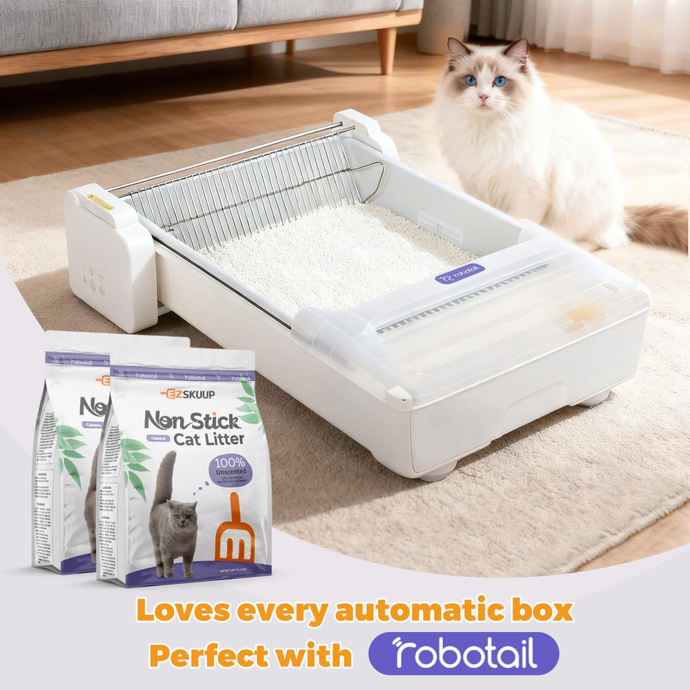 Robotail litiere confort pattes: chats plus calmes.