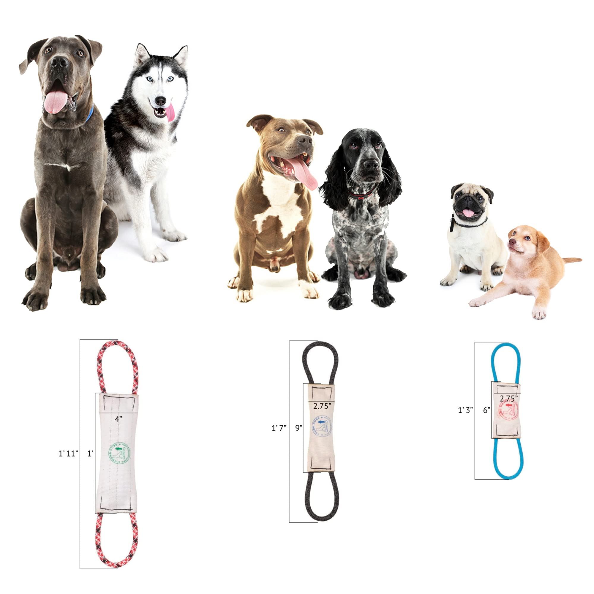 Rock-N-Rescue Hound Hose usage intérieur et extérieur