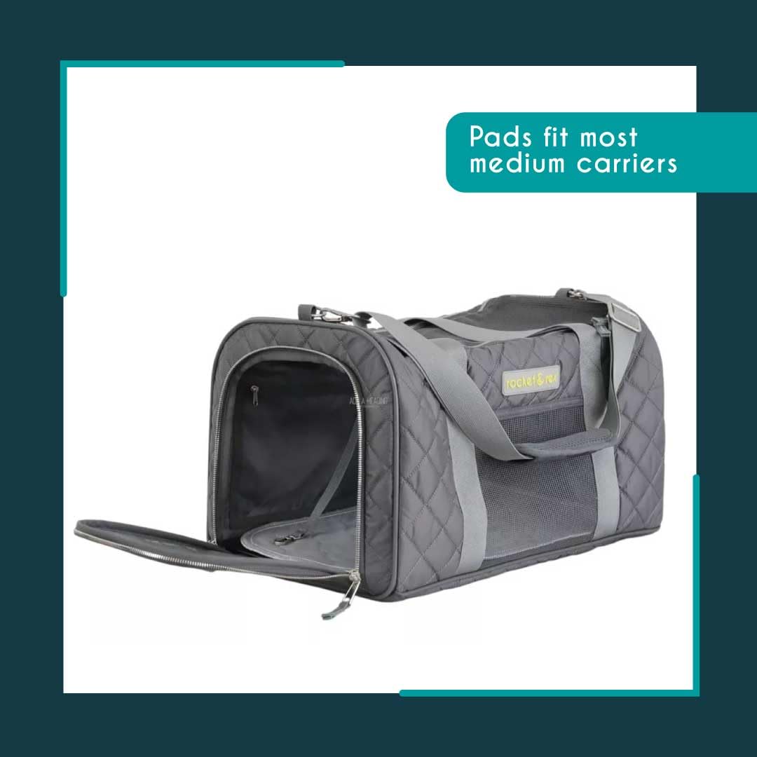 Rocket & Rex Tapis-litiere-liner retient les liquides et aide à garder le bac propre.