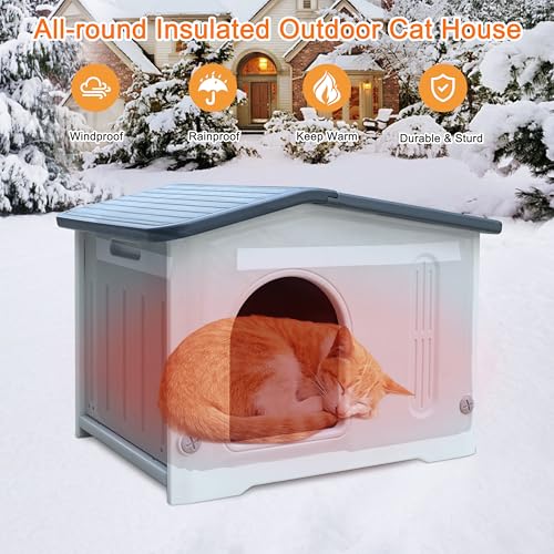 Rockever liner intérieur isolé pour garder le chat au chaud.