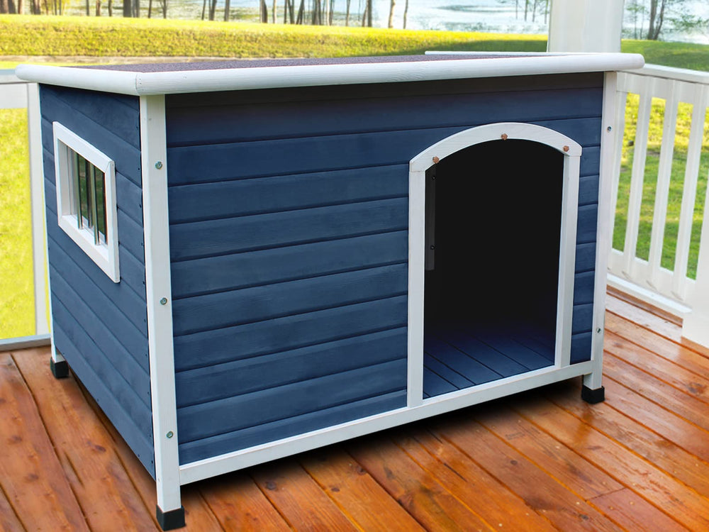Rockever-maison-chien-bois-exterieur-assemblage-pre-perc montage rapide et fiable.