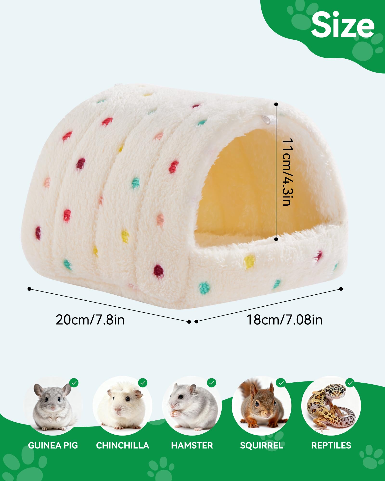 Cachette Rodizoo pour hamster, doudou chaud et cosy pour se pelotonner.