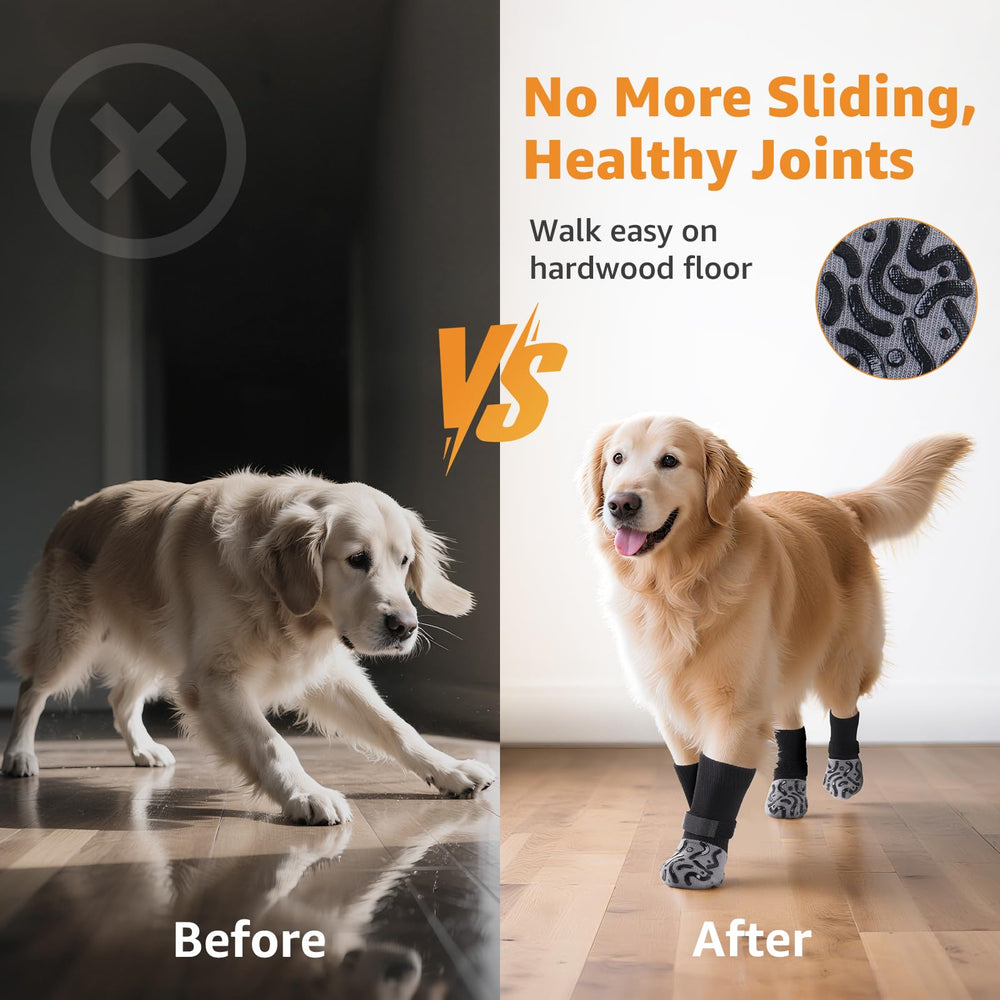 Roilpet chaussettes anti-glisse pour patte arrière assurant stabilité lors des déplacements