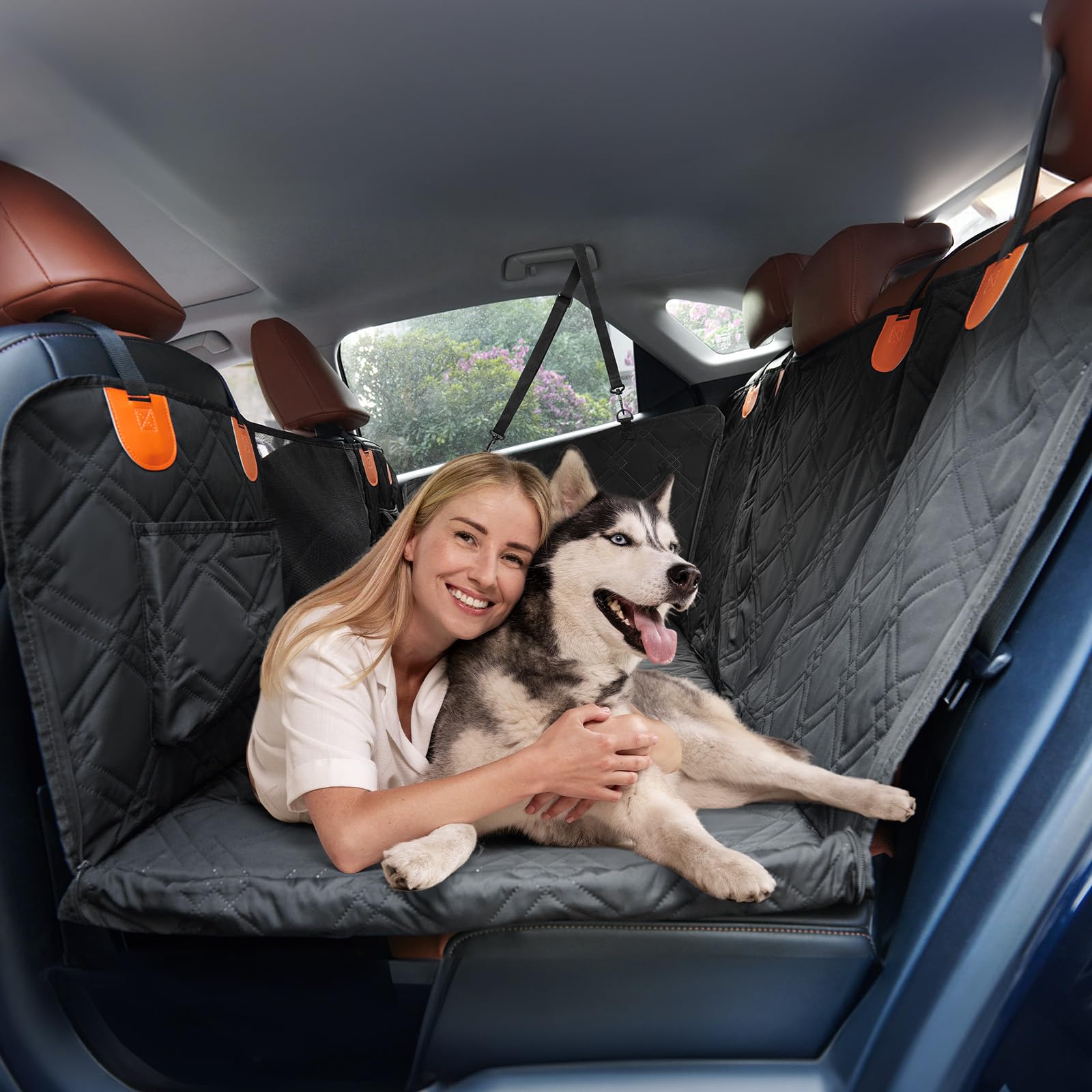 Roilpet extendeur siege-arriere chien, offre plus d'espace et securite lors des trajets