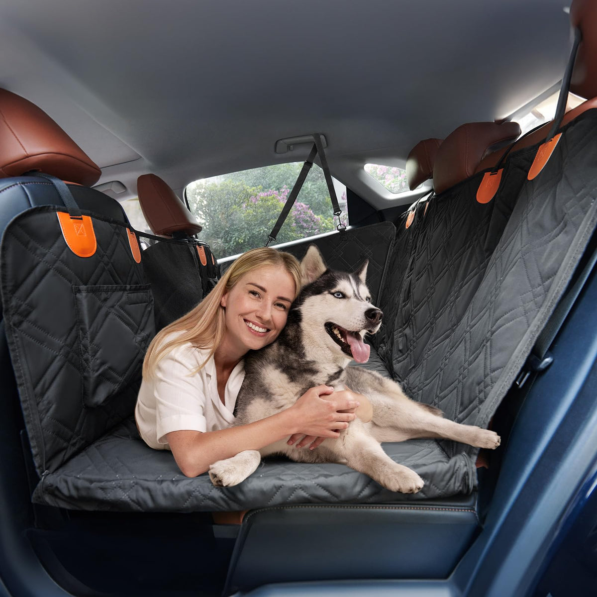 Roilpet extendeur siege-arriere chien, offre plus d'espace et securite lors des trajets