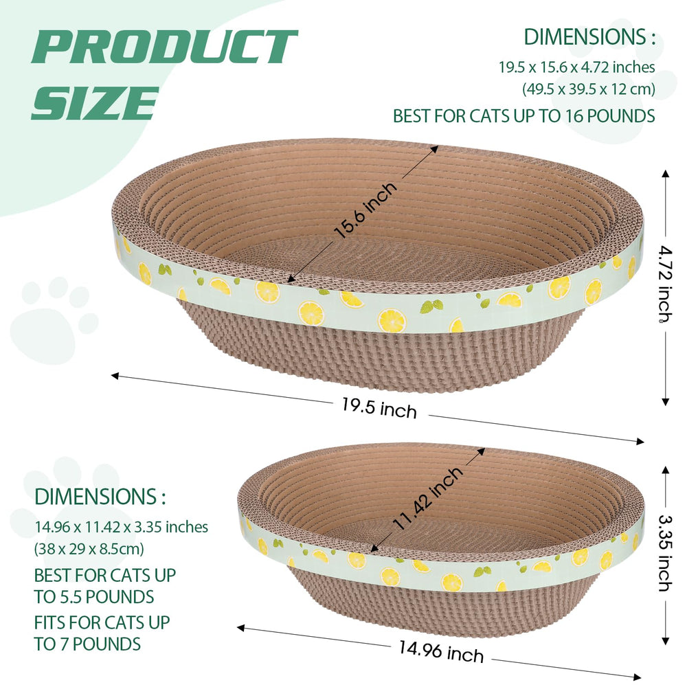 ROMOHOM ensemble 2 pièces, nid et plaque inclus pour chats intérieurs