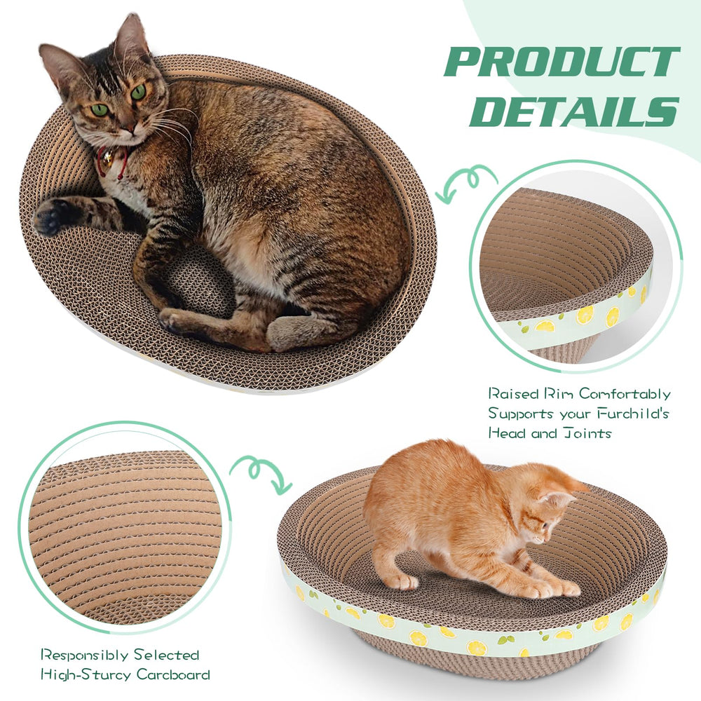 ROMOHOM petit nid chat ovale 14,96 pouces, coin cosy pour sieste rapide
