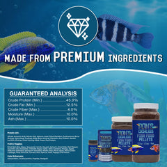 RON'S CICHLIDS amelioration-couleurs: couleurs plus vives grâce aux ingrédients naturels.