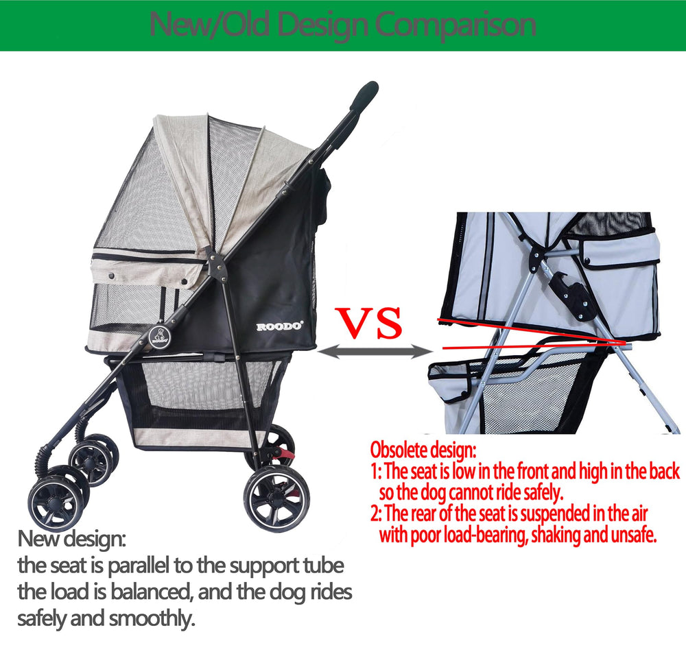 ROODO cabine de 56 cm, espace suffisant pour chien ou chat de taille moyenne.
