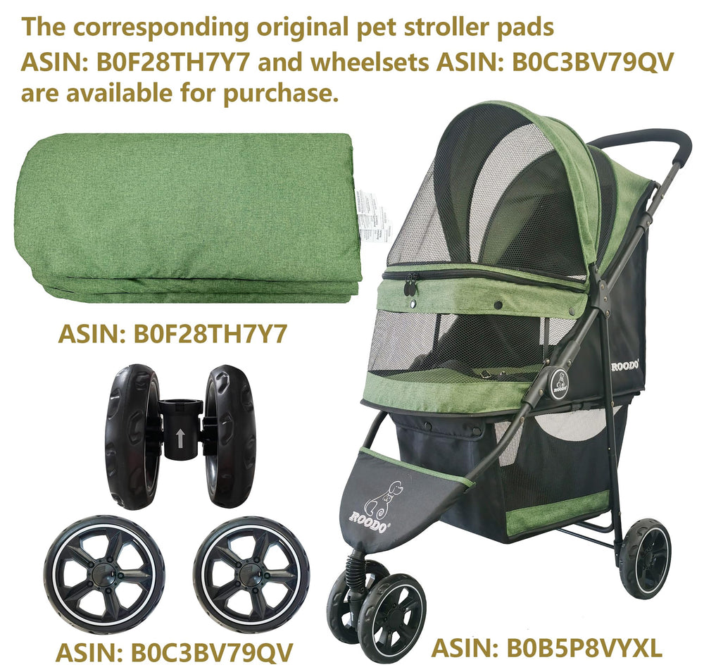 ROODO capacité jusqu'à 30lbs pour petits et moyens animaux, usage flexible.