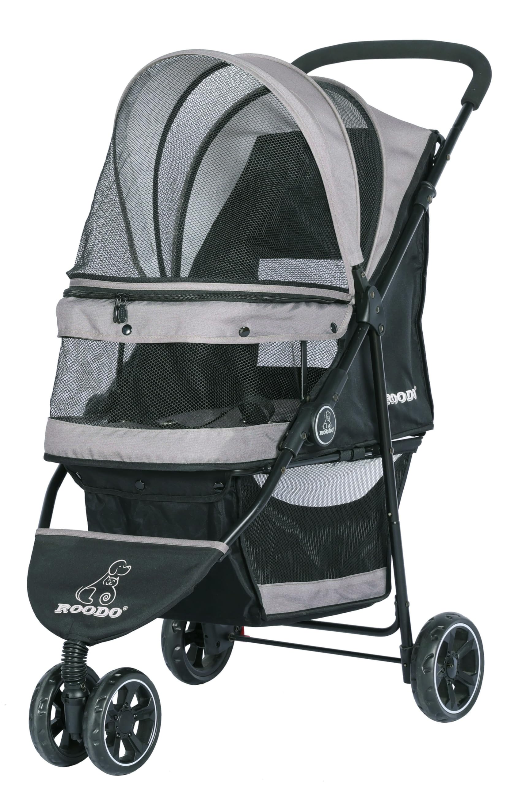 ROODO Escort: roue avant améliorée pour une maniabilité fluide en extérieur.
