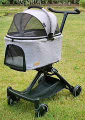 ROODO poussette 3 en 1 avec cadre pliant pour rangement facile