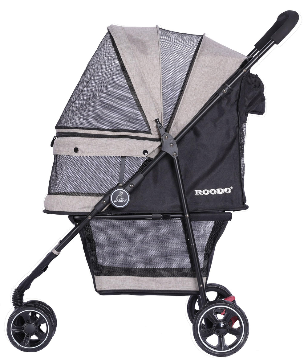 ROODO dimensions ouvertes 84-46-96 cm, idéal pour longues balades.