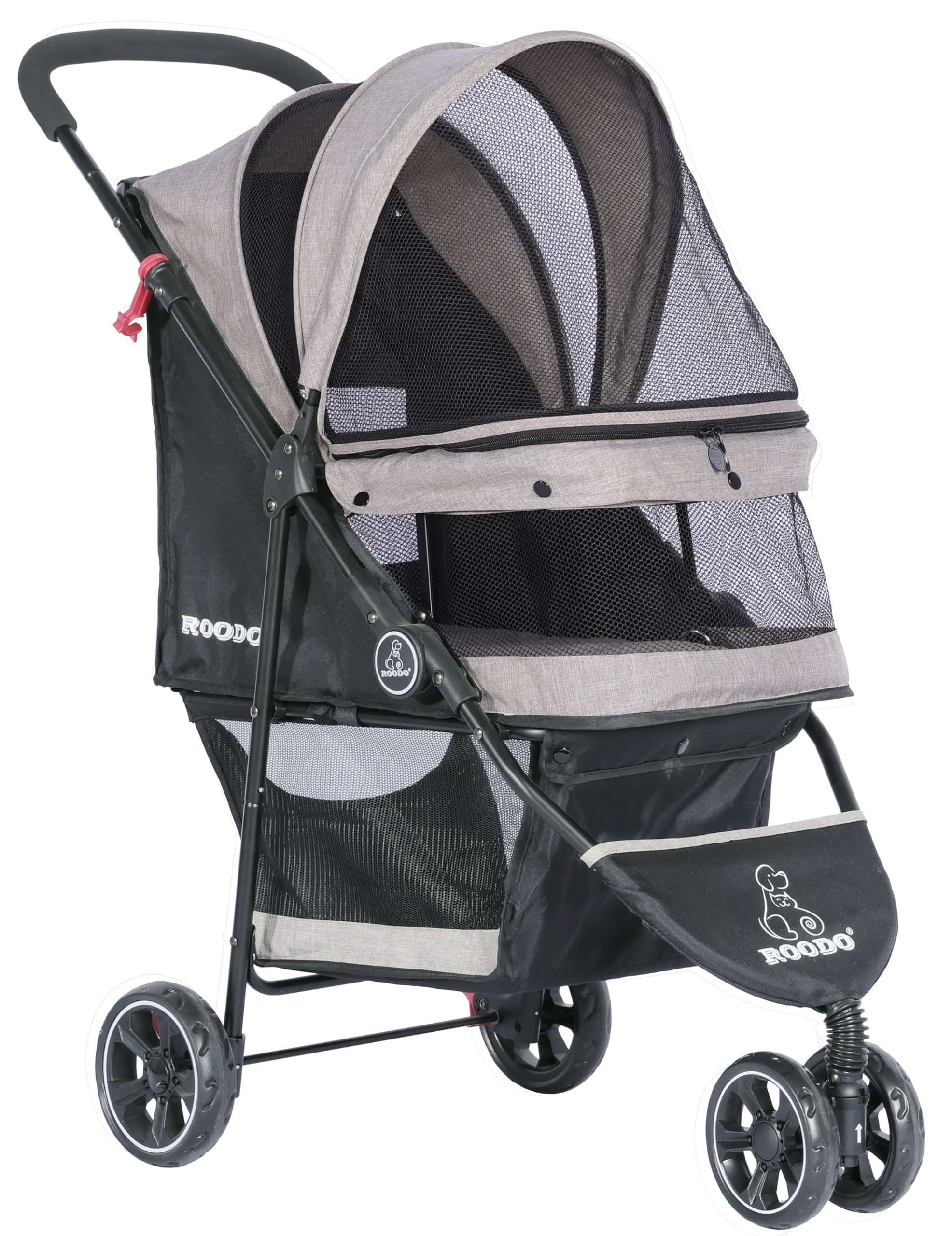 ROODO dimensions pliées 47-15-84 cm, transport facile en voiture.