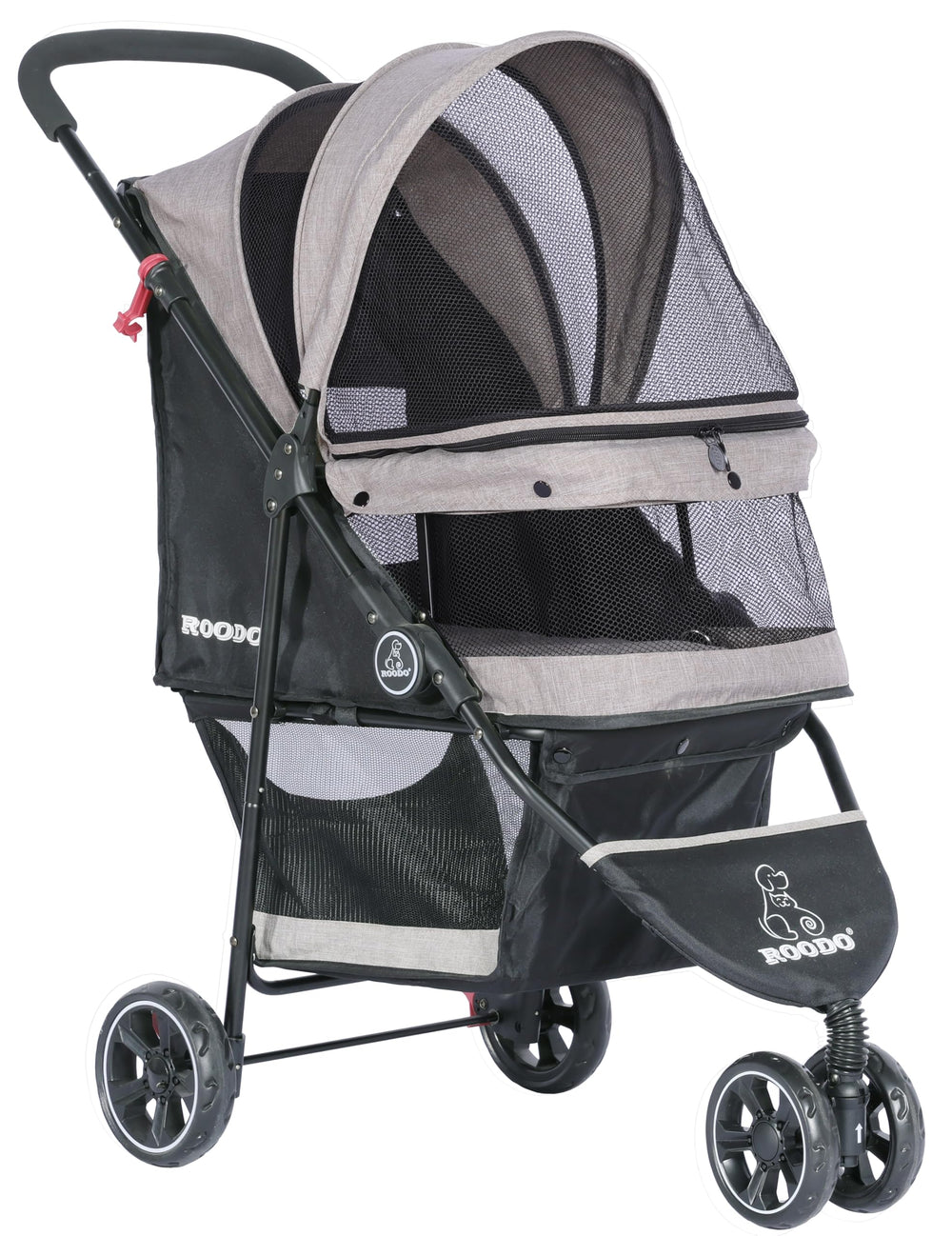 ROODO dimensions pliées 47-15-84 cm, transport facile en voiture.