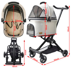 ROODO Siège-auto pour chiens et chats, sécurité en voiture.