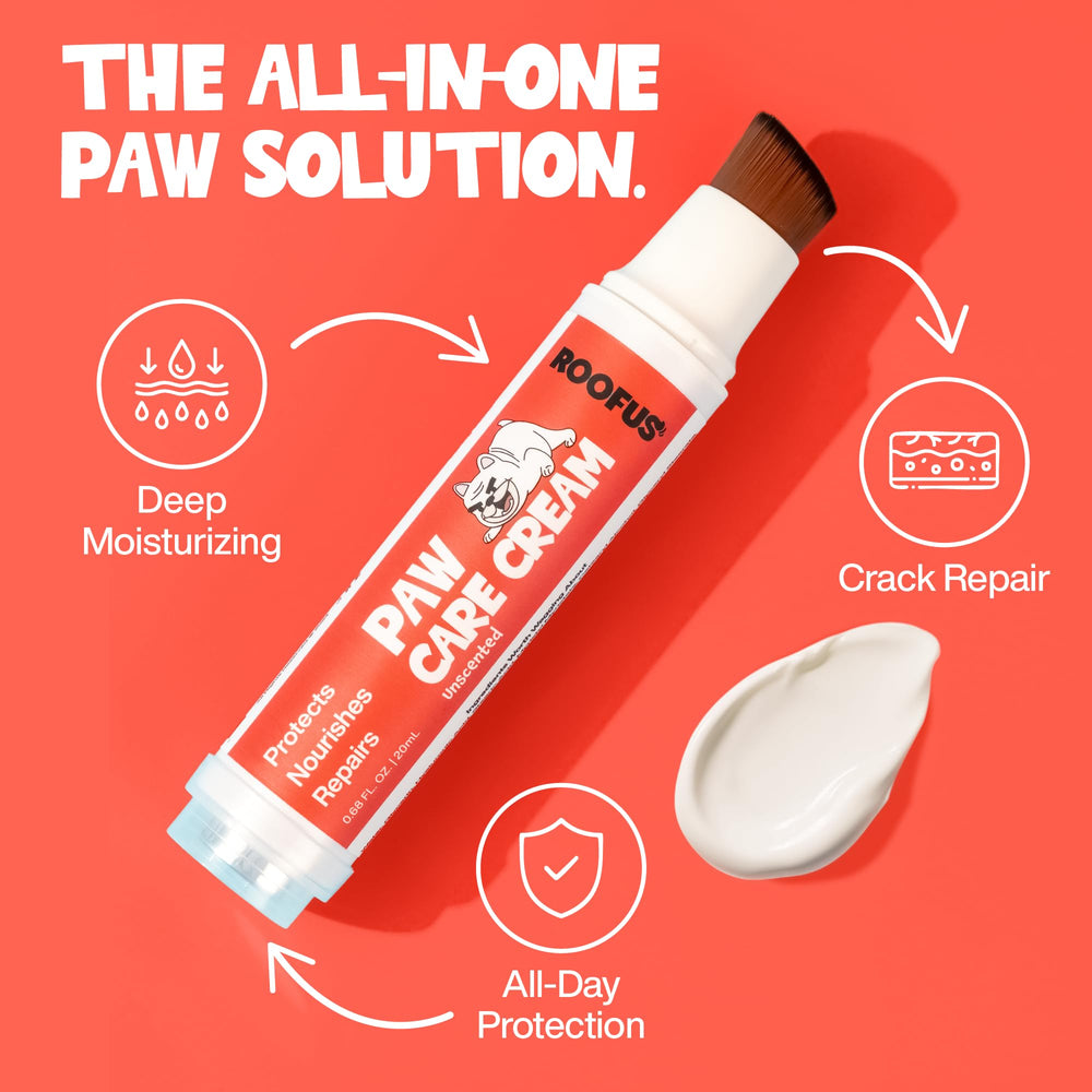 ROOFUS THE DOG peau du chien hydratée grâce au format pratique.