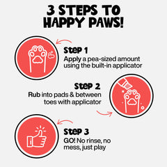 ROOFUS THE DOG baume-sans-parfum pour pattes sans irritation.