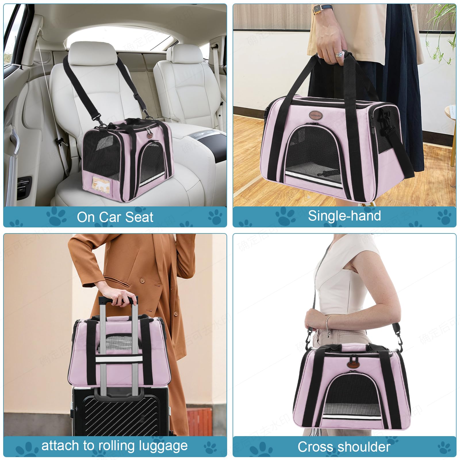 ROSEBB design avion approuvé – voyage sûr pour votre animal