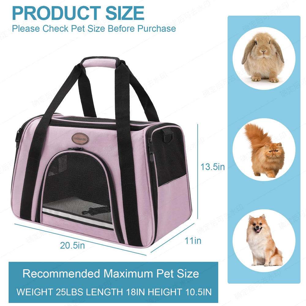 ROSEBB dimensions adaptées pour petits et moyens animaux jusqu’à 15 lb